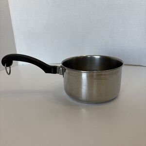 Vtg Farberware‎ 1Qt Saucepan Pot Stainless Steel Aluminum Clad Bronx NY USA